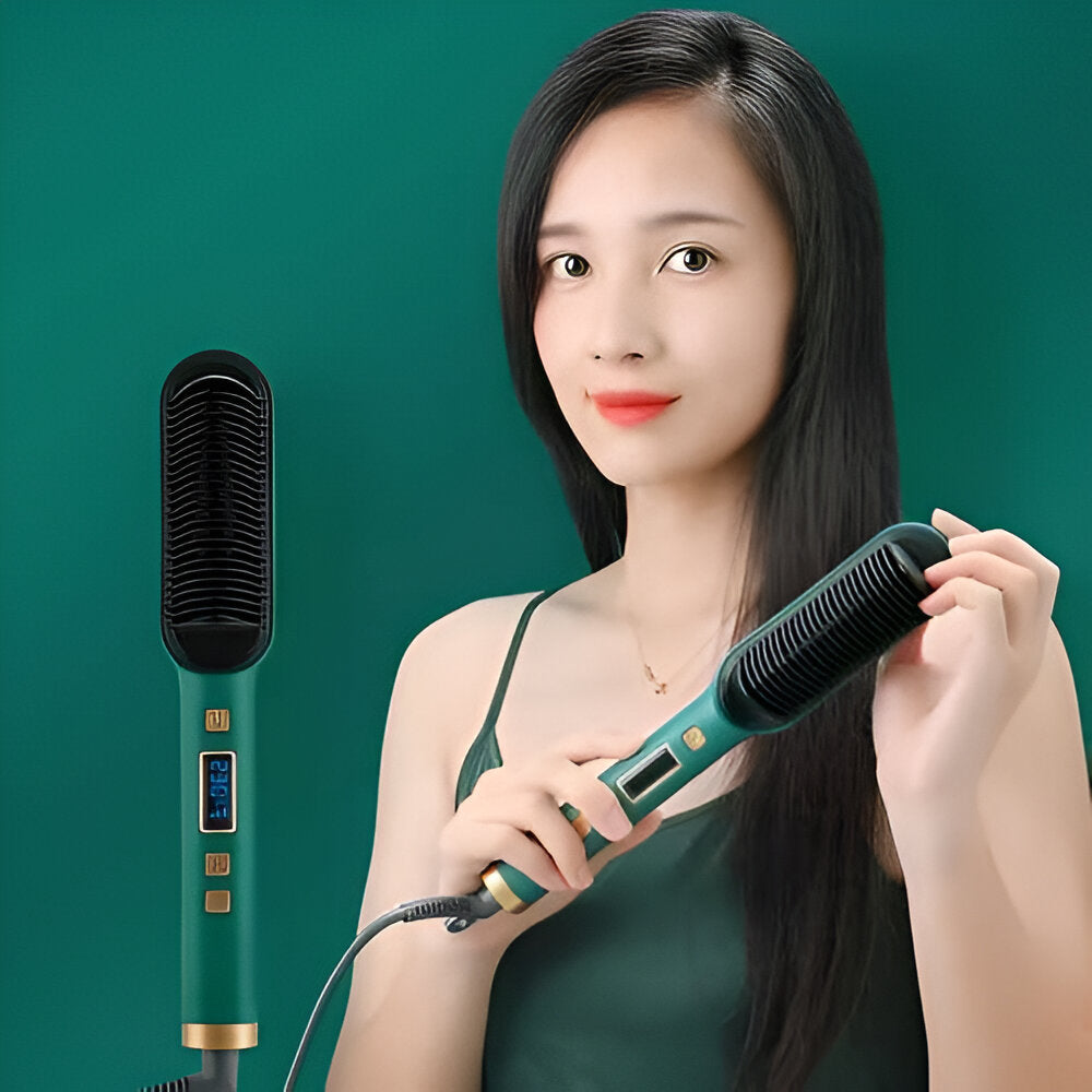 Electric Hair Straightener Comb Brush