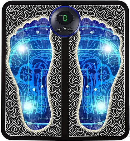 Vibrating Bubble Electric EMS Foot Massager Pad